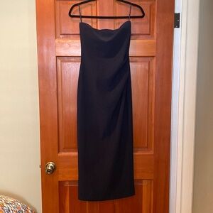 Bec & Bridge Strapless Navy blue dress